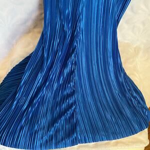 PrettyLittleThing Maxi Skirt Womens Plus Size 16 Cobalt Blue Stretch NEW w/ tags